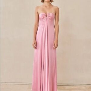 Cult Gaia Janelle Pink Gown